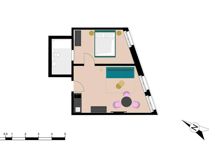 דירה Bank House L 206 - Griwa Rent *